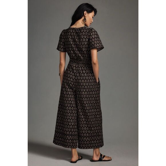 NEW Anthropologie The Somerset Jumpsuit Sz Medium - Picture 2 of 11